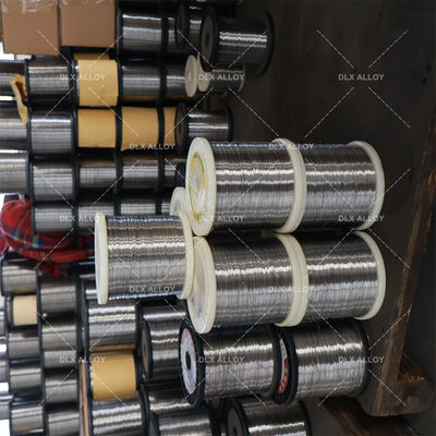 SWG 33 34 35 Tavlanmış Alaşımlı Nikr 70/30 Tel Isıl İşlem Ekipmanı Ni70Cr30 Direnç Teli