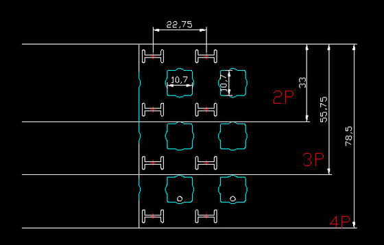 İyi fiyat 18.5mm Çakış Mesafesi Saf Nikel Şerit 8p Korozyona Karşı çevrimiçi