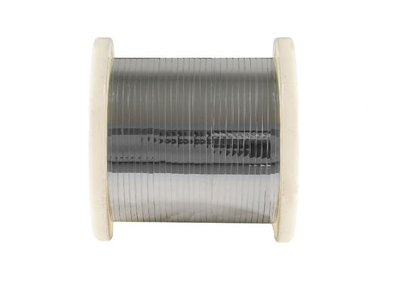 İyi fiyat 0.05*1mm bakır nikel yassı tel CuNi1 fabrikadan çevrimiçi