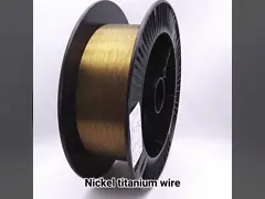 Tıbbi cihazlar için yüksek saflıkta nitinol telleri ASTM F2063